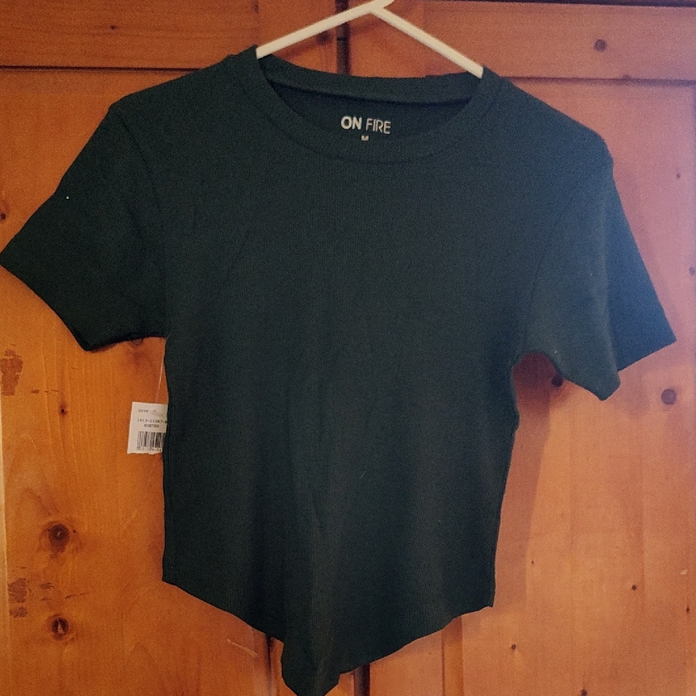 On Fire Forest Green Tee